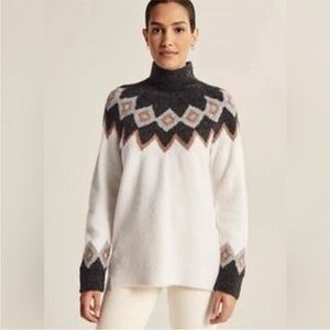 ABERCROMBIE & FITCH Nordic Fair Isle Sweater